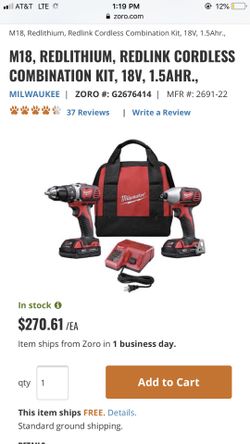 MILWAUKEE M18 DRILL KIT