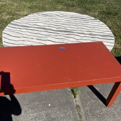 Nice Wooden Red Table