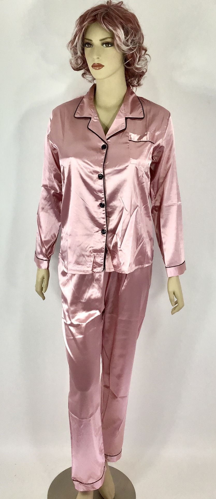 Two Pieces Silk Pijamas Size 6