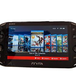 🔥 Sony PlayStation PS Vita PCH-2000 Black - Loaded with Games 🔥