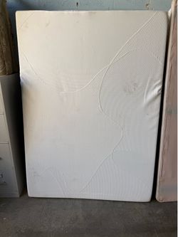 Full size memory foam mattress in box spring