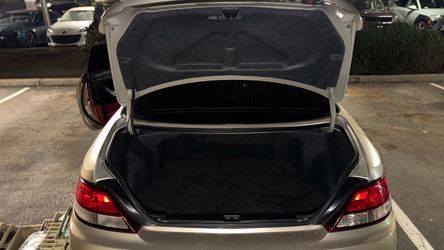 2001 toyota solara trunk interior