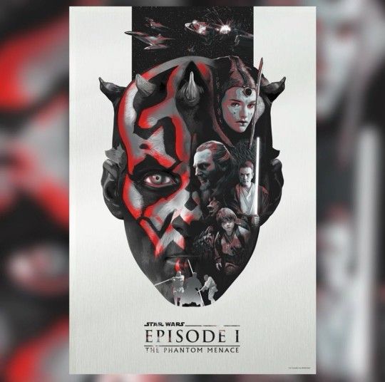 Star Wars Prequel Trilogy Poster Ep 1