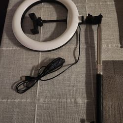 Selfie Stick With Light 