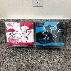 BLACK BOLT & WHITE FLARE POKEMON CENTER ETB NFS FT