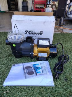 NEW 3/4 HP high flow above ground pool pump NUEVA