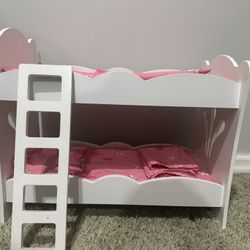 Doll bunkbed playset