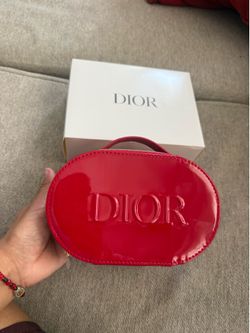 Dior red cosmetic bag $25 NEW