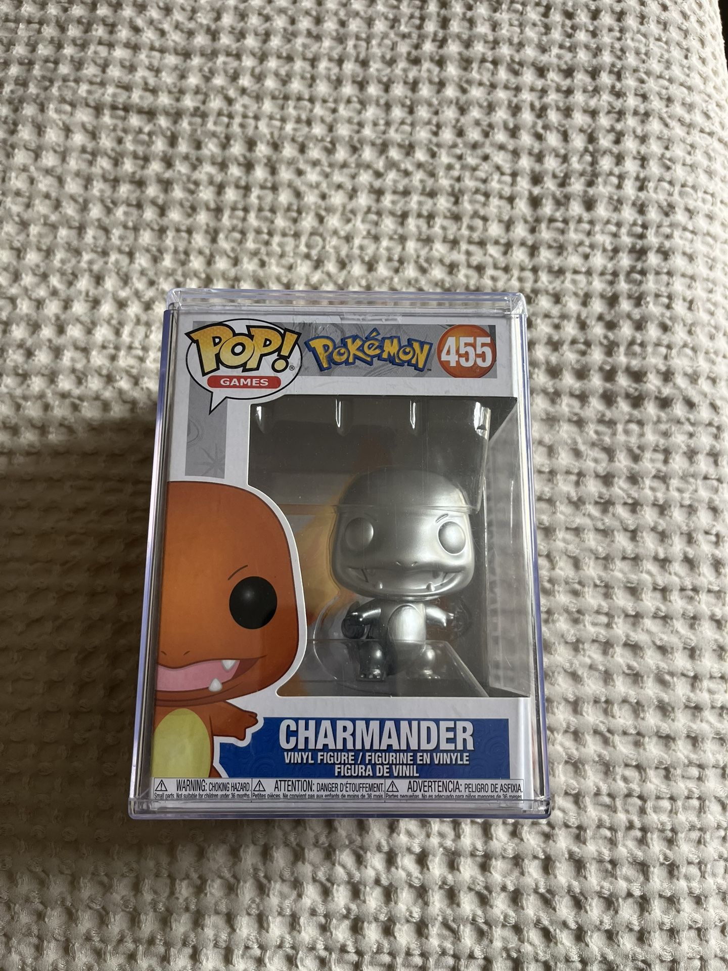 Charmander Funko Pop Games Silver / Metallic Exclusives