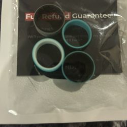 Silicone rings size 6 set of 4 