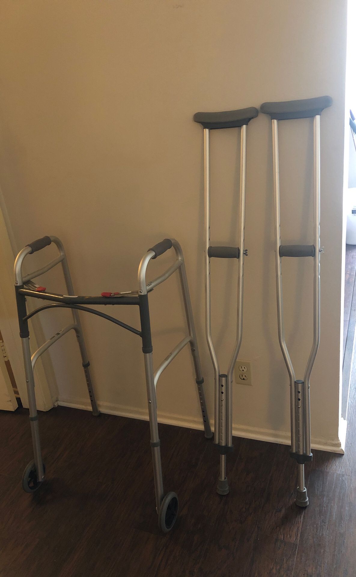 Crutches ONLY - walker is SOLD