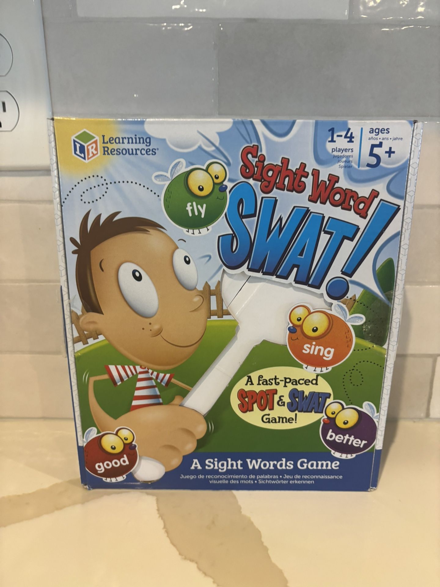Learning Resources Sight Word Swat A Sight Words Game - Phonics Flash Cards, Board Games for Kids, Montessori Spelling , Homeschool, Classroom Must Ha