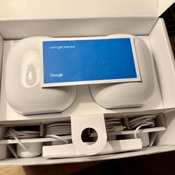 Google Nest WiFi Pro 6E 4-Pack (Almost New) Whole House System!