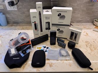 Insta360 X5 Camera with MANY Accessories
