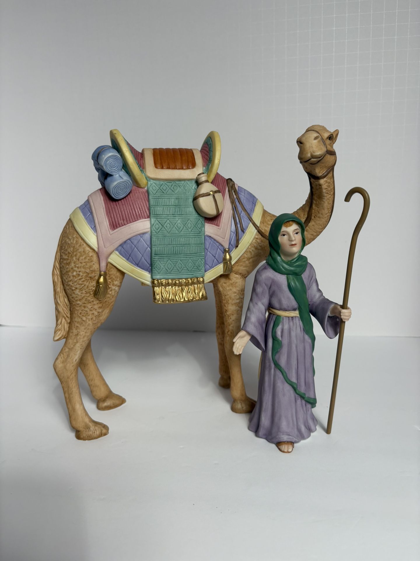 Vintage Lenox Renaissance Nativity 1993 The Camel and Driver Porcelain Figurines