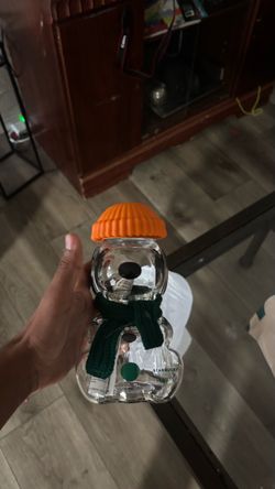 Starbucks Peanuts Snoopy Glass Cup
