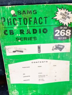 Sam's Photofact CB Radio Series 1979