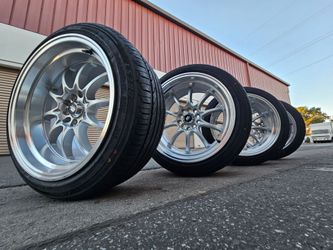 Wheels 17x9 5 lugs new rims and tires