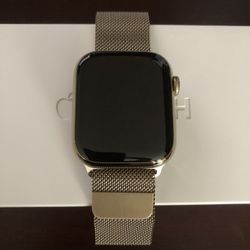 Apple watch space grey with gold milanese loop clearance