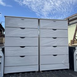 New White Chest 5-Drawer 