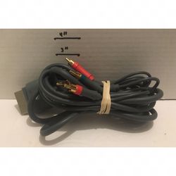 Original Microsoft Xbox 360 brand Gray Component Audio Video Cable 
