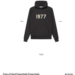 FOG ESSENTIAL 1977 Sweatsuit Men’s Large 