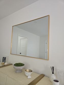 Large Gold Mirror 48x36