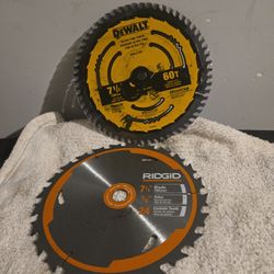 DEWALT 7 1/4" BLADE 60 T