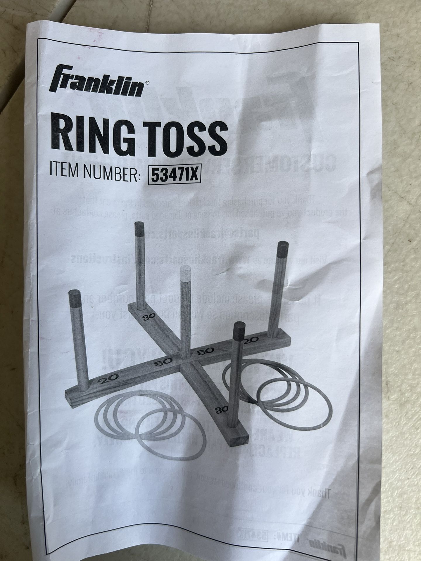 Wooden Ring Toss