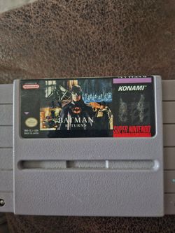 Batman Returns Super Nintendo game