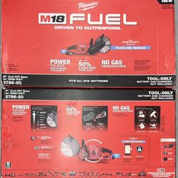 Milwaukee M18 Fuel 9” Cutoff Saw w/One Key. Tool Only. Model #2786-20