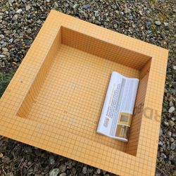 12"X12" Kerdie Niche Schlutter 