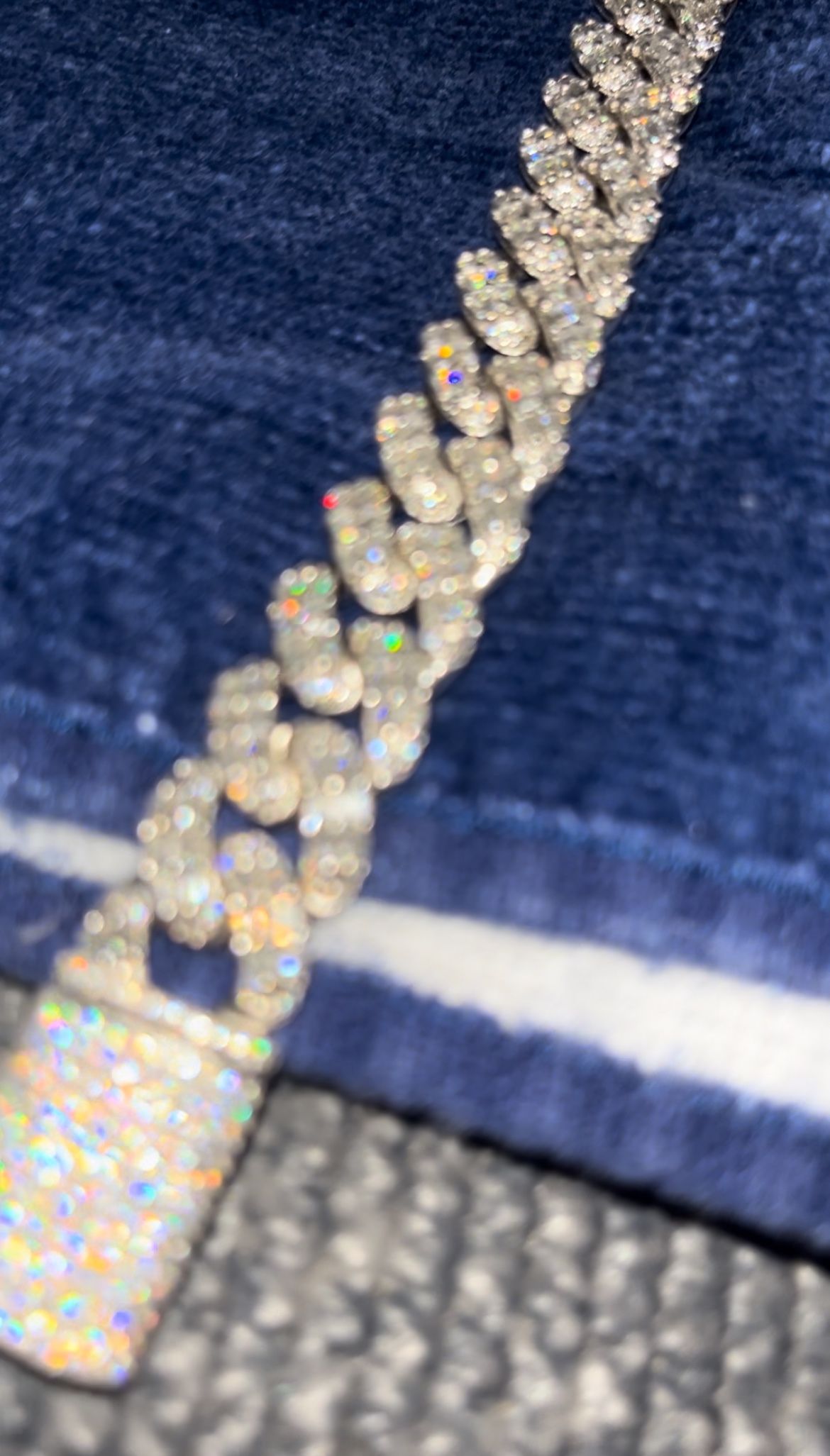 Moissanite Chain Passes Diamond Tester