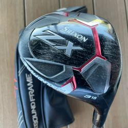 SRIXON Zx  3 Fairway Wood/15° HZRDUS Smoke 6.0 Stiff Flex/💰$85 Ck my Other Golf Listings