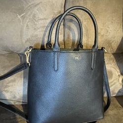 Ralph lauren Tote leather medium clean