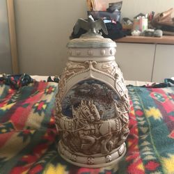 World famous Budweiser Clydesdale hitch stein number 74181