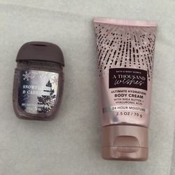 Bath & body gift wrapped set-new