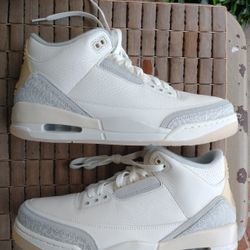 New Air Jordan 3 Retro Craft Ivory Men Size 9.5