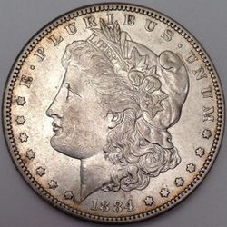 1884-S Morgan Silver Dollar - Stunning Rare Key Date - Sharp Strike With Luster