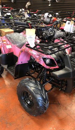 125cc kids size ATV brand new 11 colors fully automatic 1 year warranty