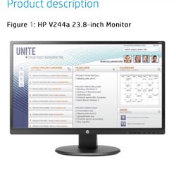 Two HP 244a Monitors