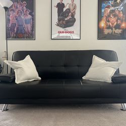 Black Pull Out Bed Couch 