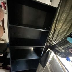 Mainstays 5-Shelf Bookcase with Adjustable Shelves, Black