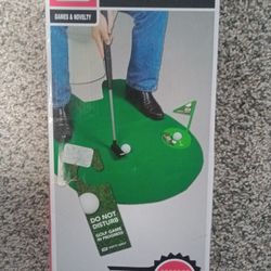 New! Potty Golf Game For Bathroom