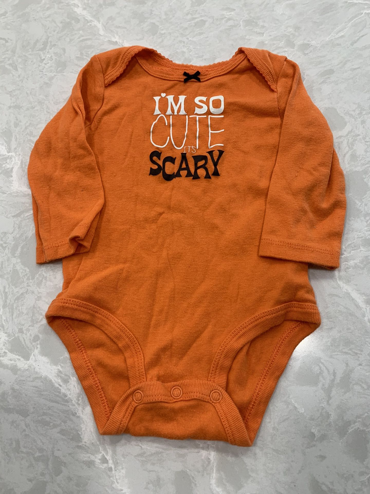 Infant Girl Halloween Themed Onesie Size 9M