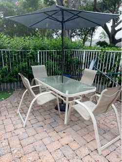 Patio table and  4 chairs