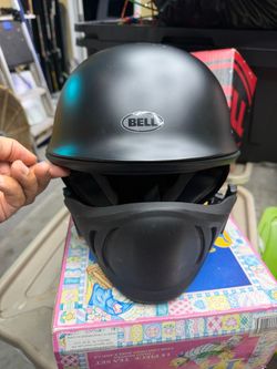 Bell Pit Boss Motorcycle Helmet – Matte Black w/ Face Shield