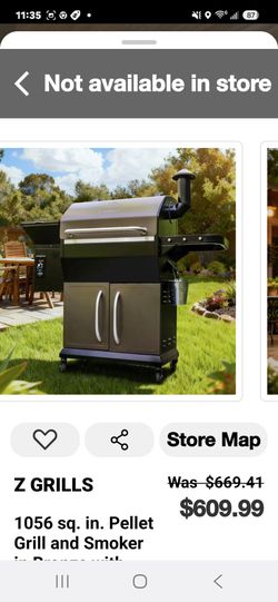 SHOP Z GRILL https://offerup.com/redirect/?o=MTU2c3IuaW4=. palet grill end Smocker  in bronze with storage cabinet