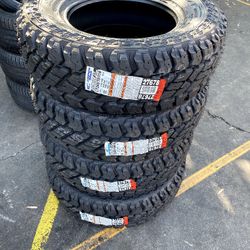 SET OF FOUR TIRES LT 245/70/16 COOPER DISCOVERER S/T