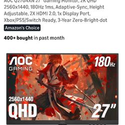 AOC 27' Monitor 